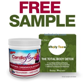 India Desire : Get Free Sample Of CardioFlex Q10 Or Wholy Tea